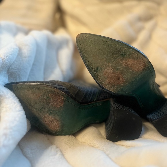 Freebird Joey leather bootie in turquoise. - Picture 4 of 6